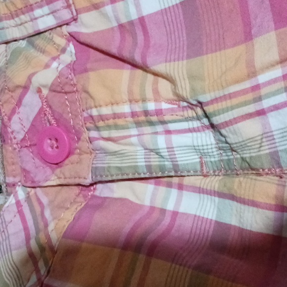 EUC 2 pair Plaid Bermuda Shorts Sz 5 juniors - Picture 4 of 13